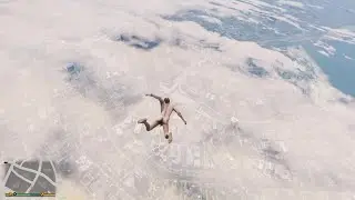 GTA 5 | Naked Trevor Falling From Heaven