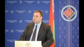 Подход к прессе заместителя Министра иностранных дел Беларуси Е.Шестакова