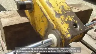 Расточка проушины экскаватора-погрузчика КОМАЦУ