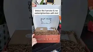 Open the Hamster & Me subscription box with me! 