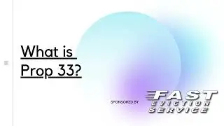What is Prop 33?