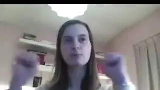 I dare you not to laugh or grin while watching this girl