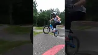 Mom Shreds the Pump Track on her SE Bikes PK Ripper 