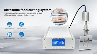 The cutting application of ultrasonic food cutting system-cutting sandwich