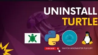 Python Turtle Uninstall in Ubuntu | How to Uninstall Python Turtle in Ubuntu Server|Linux|WhizMaster