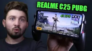 Realme C25 PUBG Test 😱 | Gaming Review 🔥| Heat Test 😱 | Battery Test | Gyroscope Availabile ?