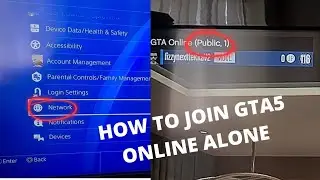 HOW TO JOIN GTA5 ONLINE SESSION ALONE (QUICK)