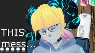 Vtuber Bloopers [+ Speedpaint]