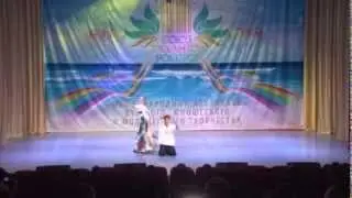 Дуэт анс. танца «Уральские узоры» Романов Иван и Норина Алина, г. Гай