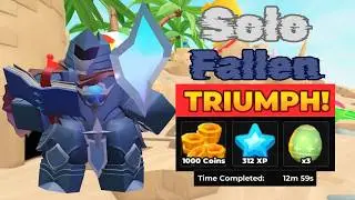 SOLO Fallen Mode Speedrun With Accelerator! | TDS
