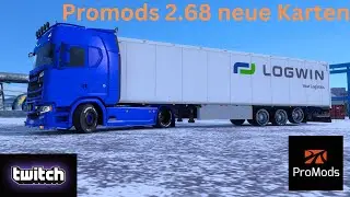 Ets2 1.49 /Promods 2.68 /Wintermod/Neue Kartenkombinationen/Poland Rebuilding/Mazedonien/Nordirland.