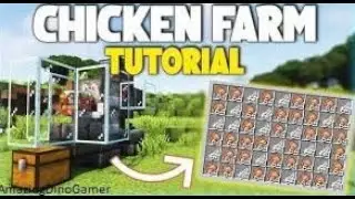 Minecraft EASY Automatic Chicken Farm Tutorial! 1.19+
