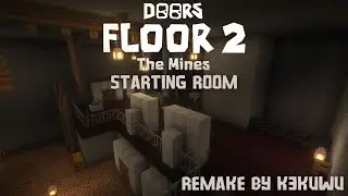 DOORS: FLOOR 2 STARTING ROOM REMAKE IN MINECRAFT