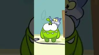 Om Nom Becomes A Kitty Cat  #cartoon #shorts #hooplakidztv
