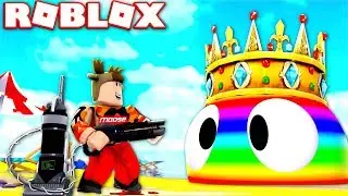 SECRET RAINBOW BLOB GOD IN ROBLOX! (ROBLOX BLOB SIMULATOR)