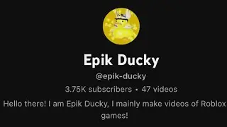 i met epik ducky @epik-ducky