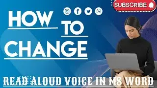 how to change read aloud voice in microsoft word