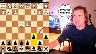 Can Magnus Carlsen defeat a 2800-rated GM using the strangest opening ever?
