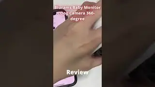 Blurams Baby Monitor Dog Camera 360 degree in 2022 || #Shorts