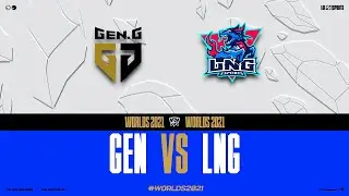 WORLDS 2021 - GROUPSTAGE DAY 7 - GEN vs LNG