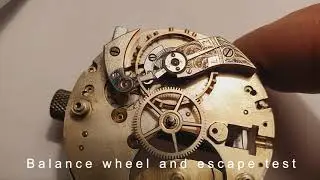 Pocket Watch Movement Lardet ca 1890 servicing