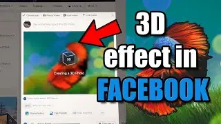 How to add your photo with 3d effect in facebook