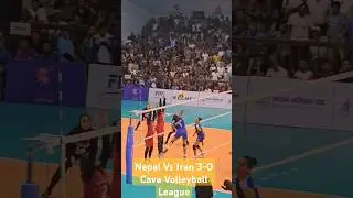 Nepal Vs Iran 3-0 Cava Volleyball Semifinal Rally