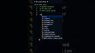 Python Program To Get Union Of Two Sets | Python Set | Union | Tech Blooded | 