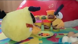 Play with Angry Birds for children Play Doh toy