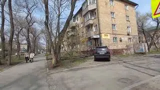 ул. Школьная, ул. Фадеева. Весна. Владивосток.