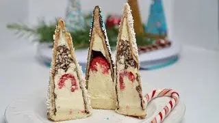 ЕЛОЧКИ ИЗ ВАФЕЛЬНЫХ СТАКАНЧИКОВ С НЕЖНЫМ МУССОМ ВНУТРИ. ОЧЕНЬ ВКУСНО!!!!