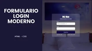 Criar formulário moderno e elegante com HTML e CSS