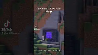 ✨ Minecraft Nether Portal design✨🔮#minecraft #shorts #short #minecraftbuilding #nether #portal