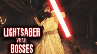 Lightsaber Vs All Bosses - Hardcore Difficulty - Resident Evil 8: Village
