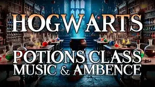 Hogwarts Potions Classroom | Harry Potter Ambience (Study, Focus, Relaxation) [10 Hours]