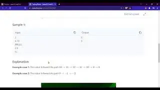 Testing Robot(Code-TSTROBOT) |CodeChef | Solutions |Factual |Codes