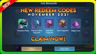 NEW REDEEM CODE [NOVEMBER 2021] CLAIM NOW! | IN MOBILE LEGENDS - (MLBB)