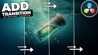 How To ADD Simple TRANSITIONS In Davinci Resolve