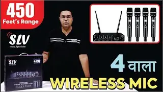 UHF Wireless Microphone | SLV 4 Pro | Full Review and Testing