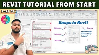 #09 Revit Tutorial: Adjust Revit Snap Settings to be More Efficient