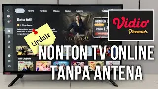 Cara Daftar/Login diUpdate Vidio Lebih Gampang || Nonton TV Online Tanpa Antena