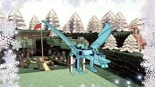 40% microblock 60% blocky. Lego snow ender dragon (build a boat showcase speed run in 1 day)