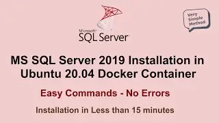 Run MS SQL Server in Ubuntu Docker Container