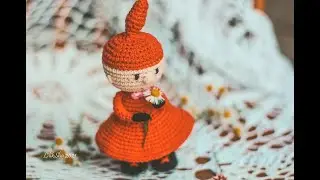 🇨🇦 Малышка МЮ из Муми Троллей крючком. Процесс вязания 