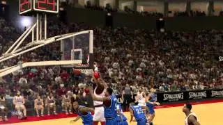 Slam dunk from Hakeem Olajuwon
