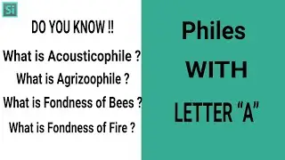 Phile Vocabulary Part - 1 with Letter 'A' | Vocabulary Video MUST WATCH | Simplyinfo.net