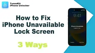 How to Fix iPhone Unavailable Lock Screen🔐