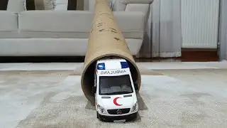 Berat Arabaları Tünelden Kaydırdı. Eğlenceli Çocuk Videosu