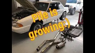 1JZ Foxbody mustang gets more weight reduction! + Powerglide?