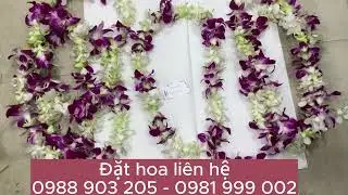 Vòng hoa đeo cổ hoa tươi | Vòng hoa trao giải | vòng hoa đeo cổ hawaill hoa tươi